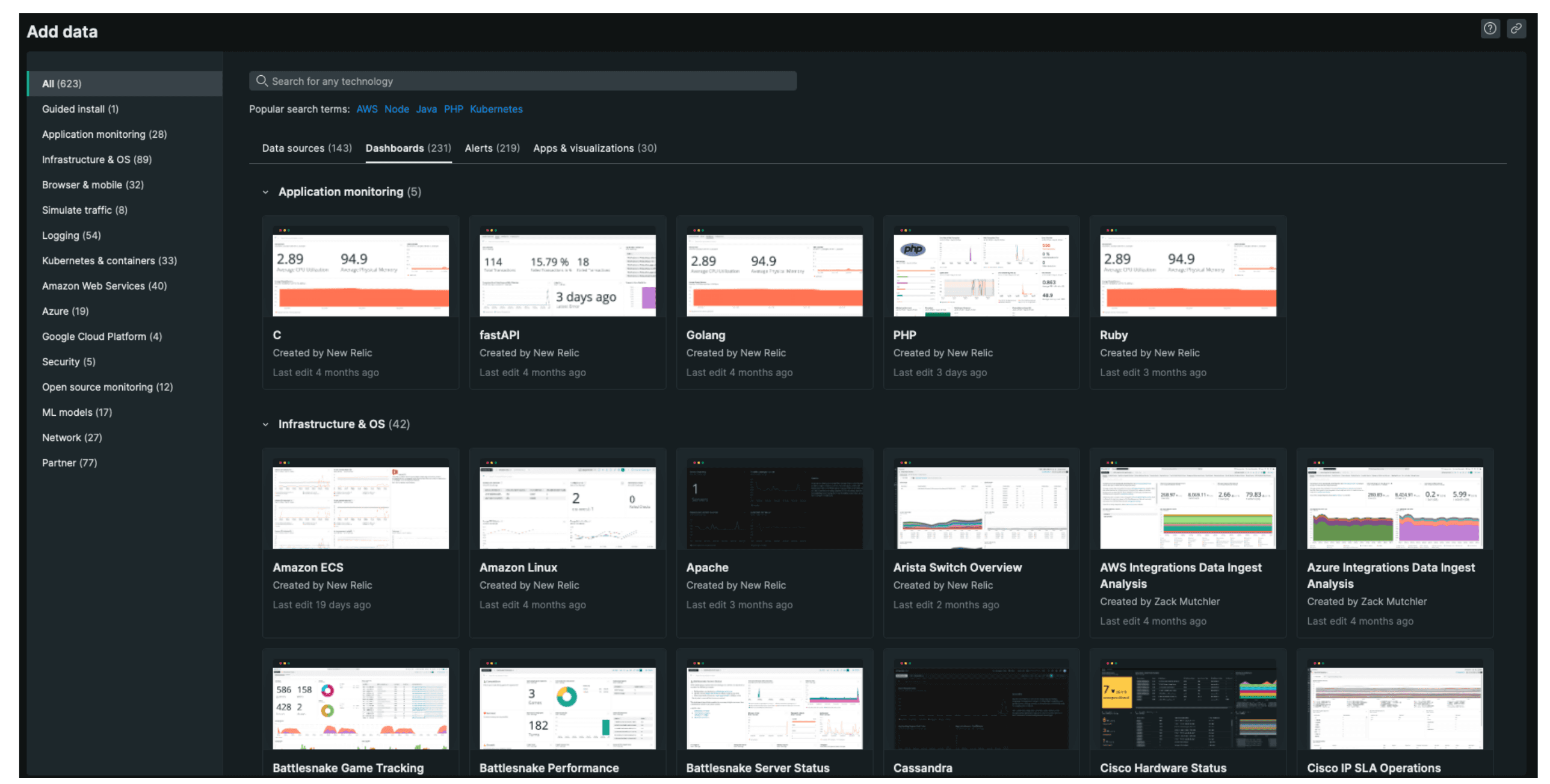 New Relic Add Data